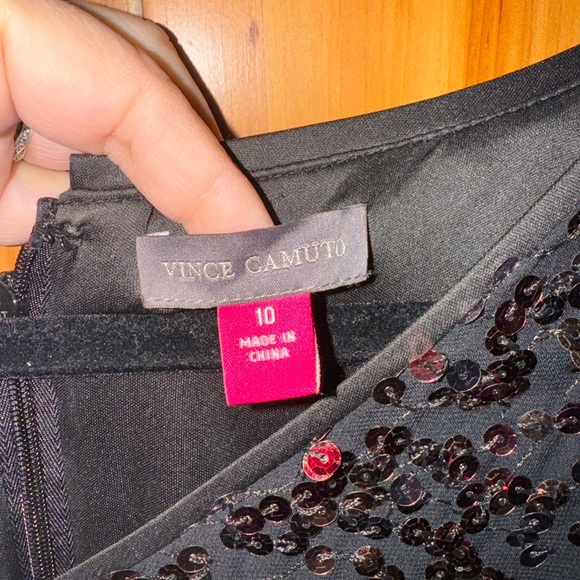 Vince camuto Rose Gold & Gold sequin dress EUC Size 10 worn once - Picture 4 of 5